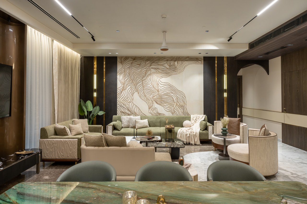 These Green Interiors are Inspired by Hues of Jade Stone | FLYP Designs