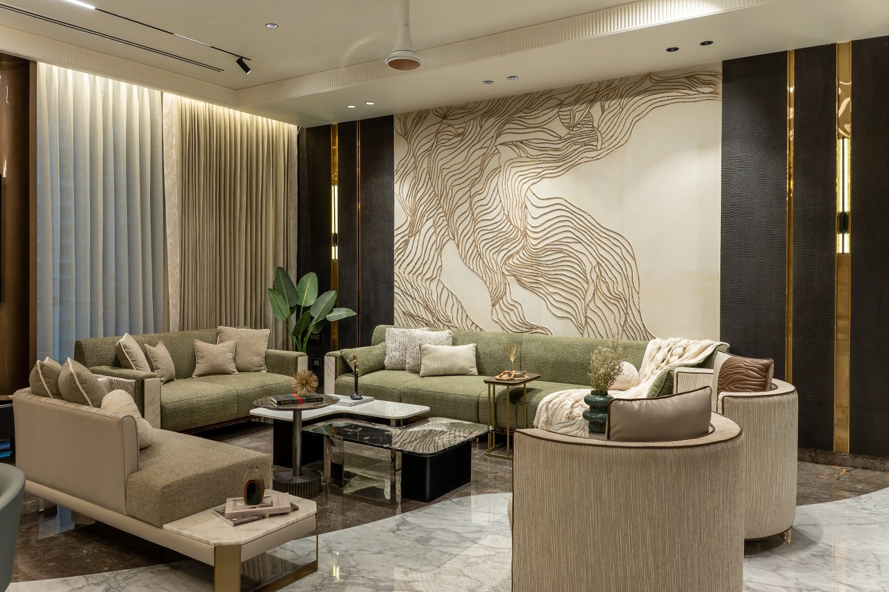These Green Interiors are Inspired by Hues of Jade Stone | FLYP Designs