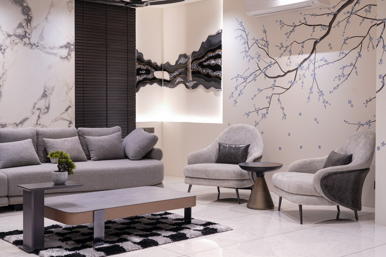 This Modern Flat Interior Design Focuses on Less is More Philosophy ...