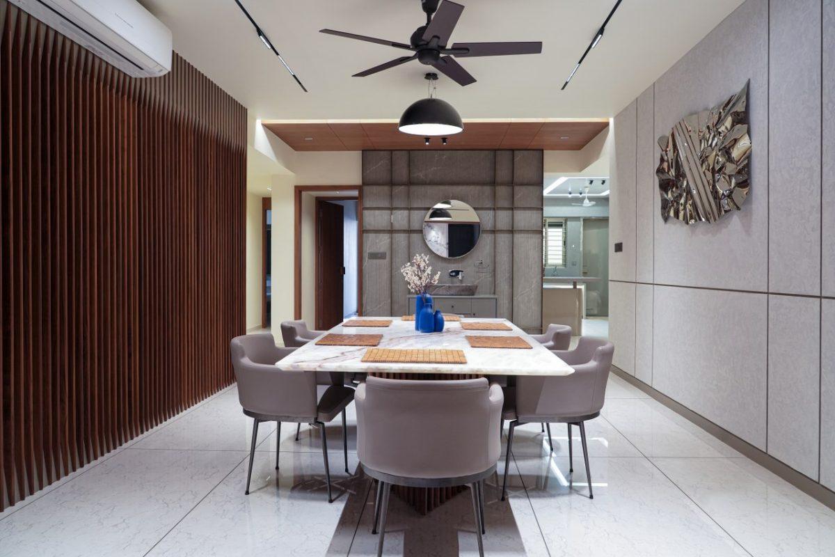This Modern Flat Interior Design Focuses on Less is More Philosophy ...