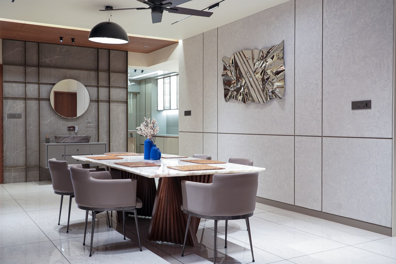 This Modern Flat Interior Design Focuses on Less is More Philosophy ...
