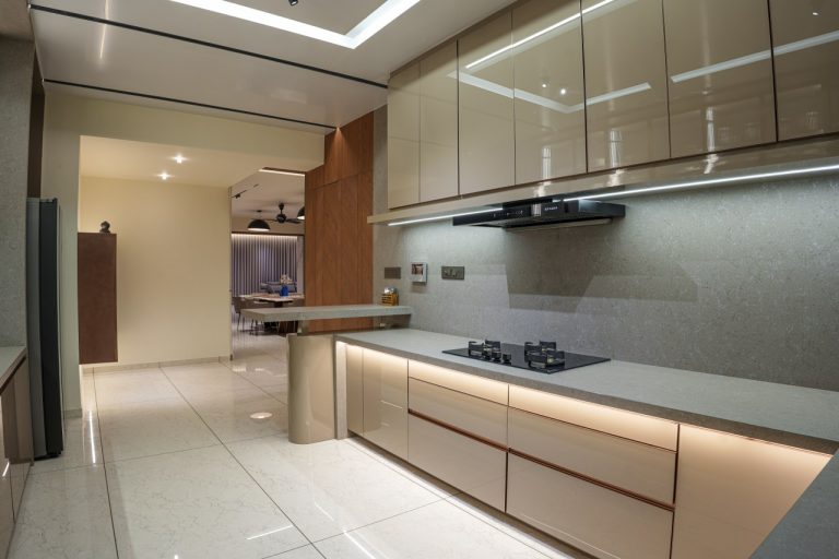 This Modern Flat Interior Design Focuses on Less is More Philosophy ...
