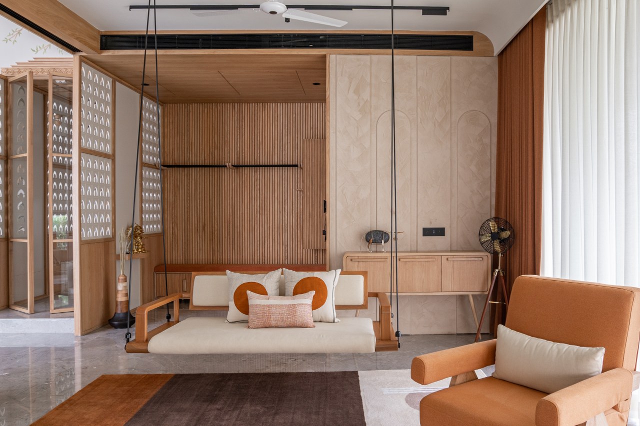 This Ahmedabad Bungalow Unfolds Biophilic Design Interior | Studio.609