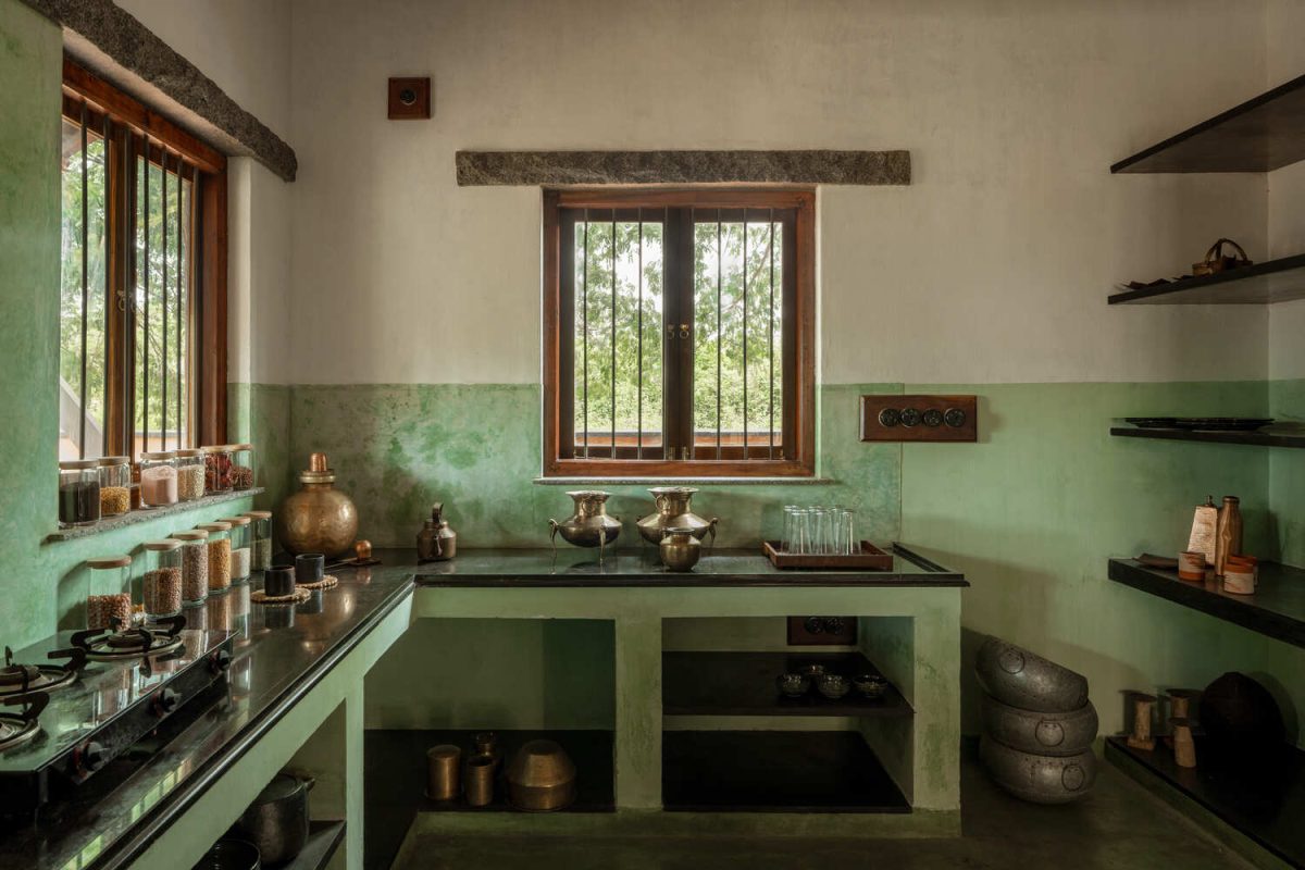 This Home With An Earthen Design Opens Out To Lush Farms Outside And ...