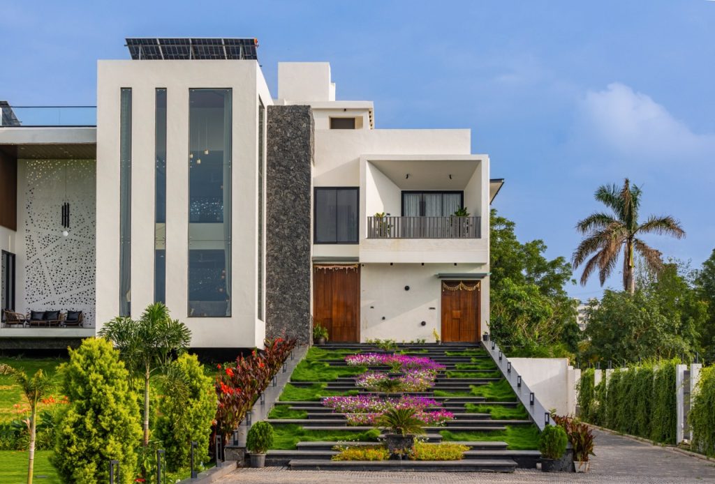 hilltop house