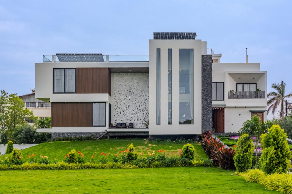 hilltop house