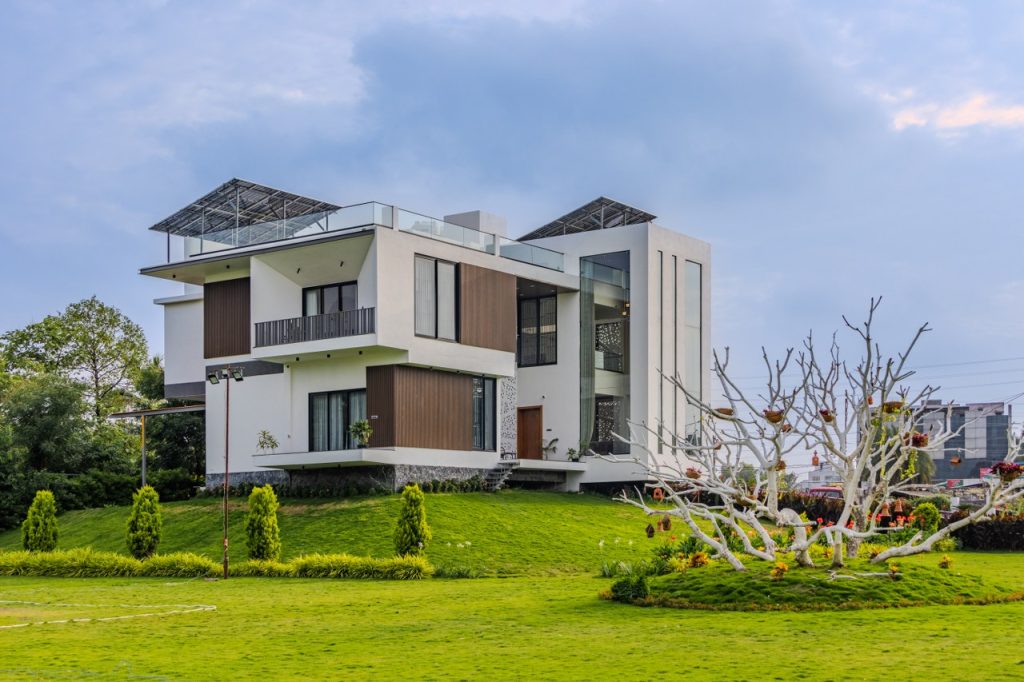 hilltop house