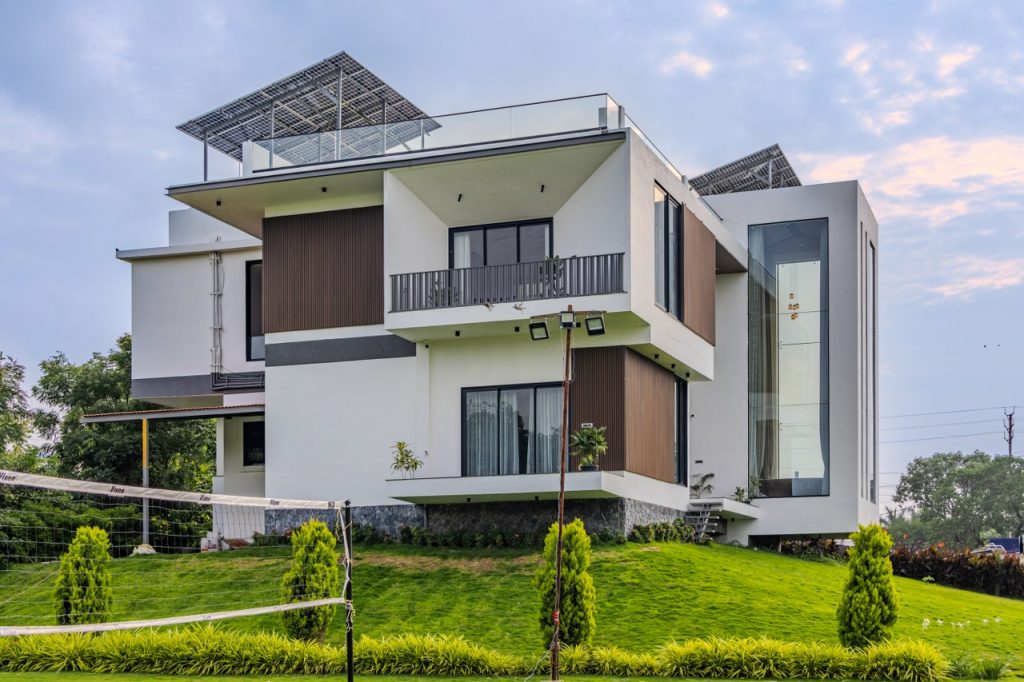 hilltop house