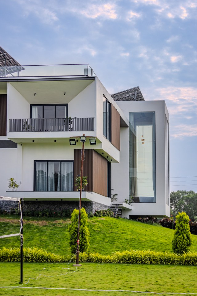 hilltop house