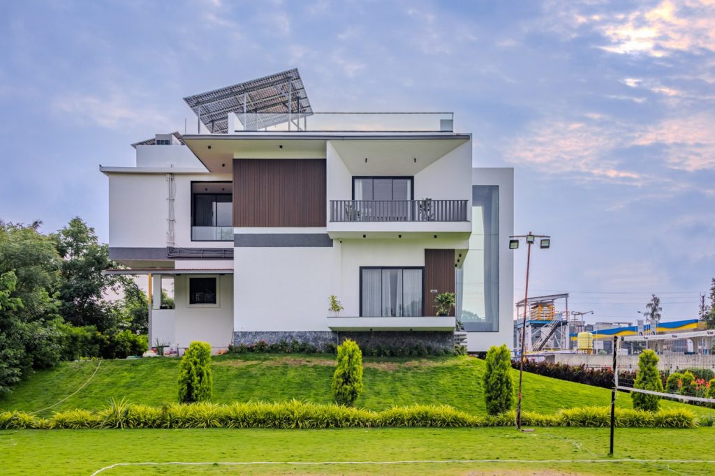 hilltop house