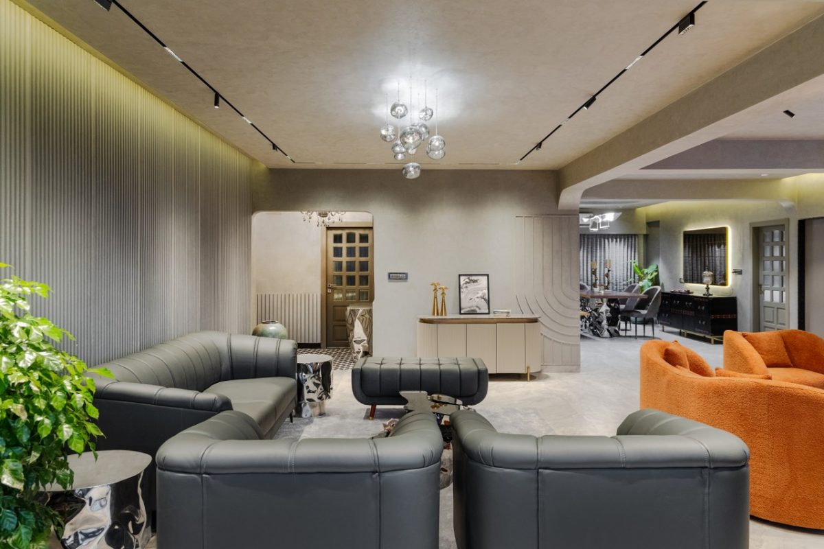 Picture of Furaat - A Luxury Penthouse Is a Monochromatic Amalgamation Of Opulence ...
