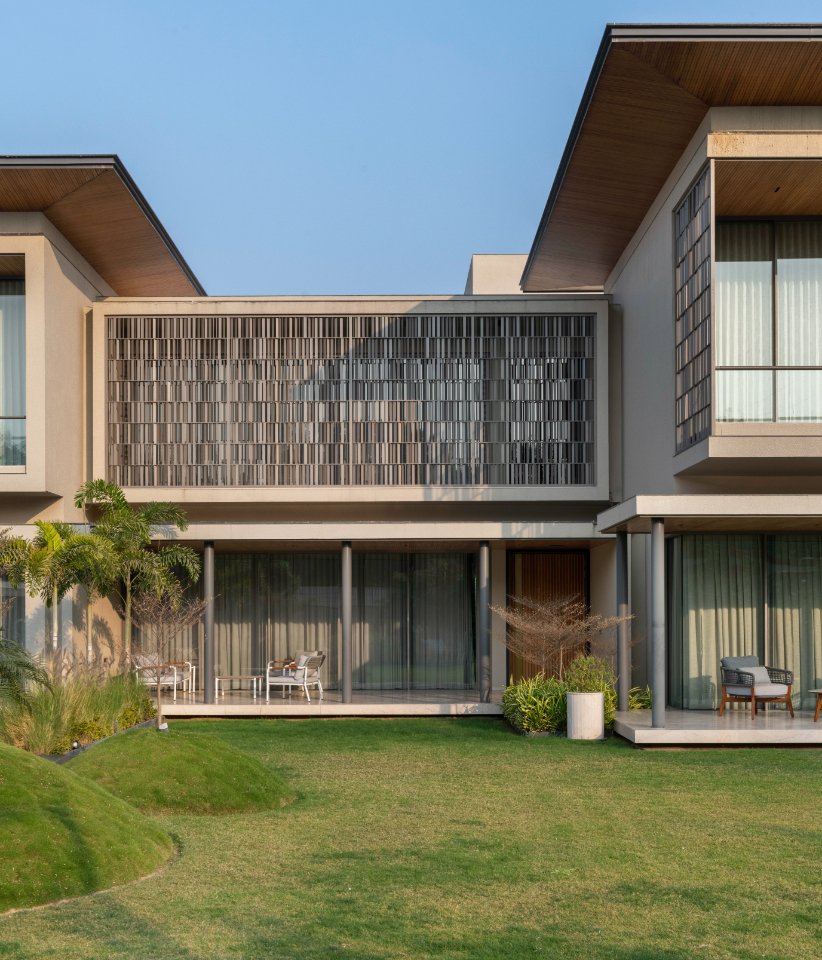 open courtyards