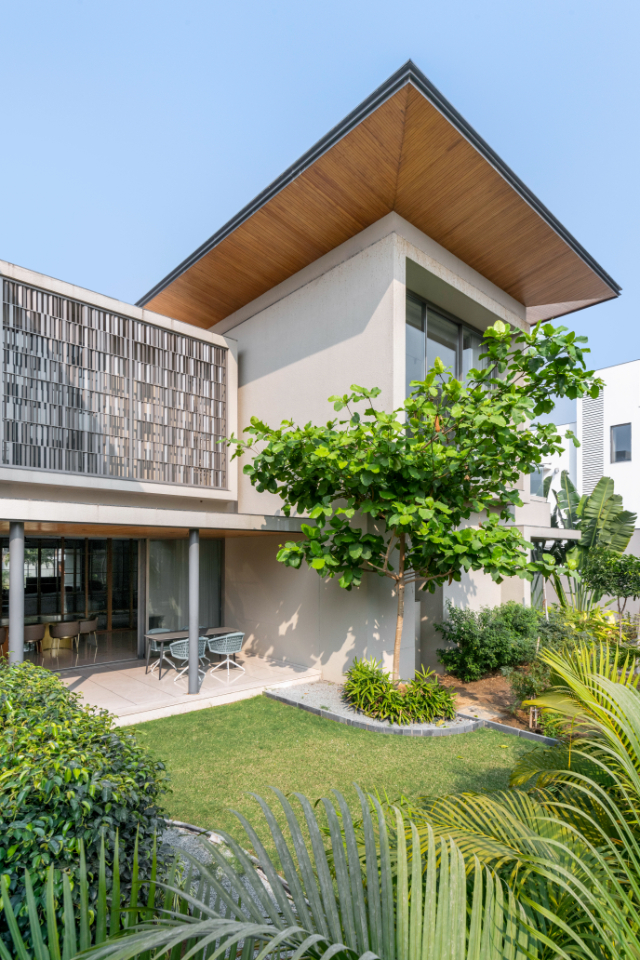 open courtyards