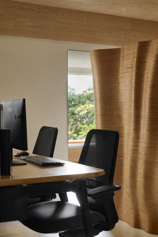 open plan office