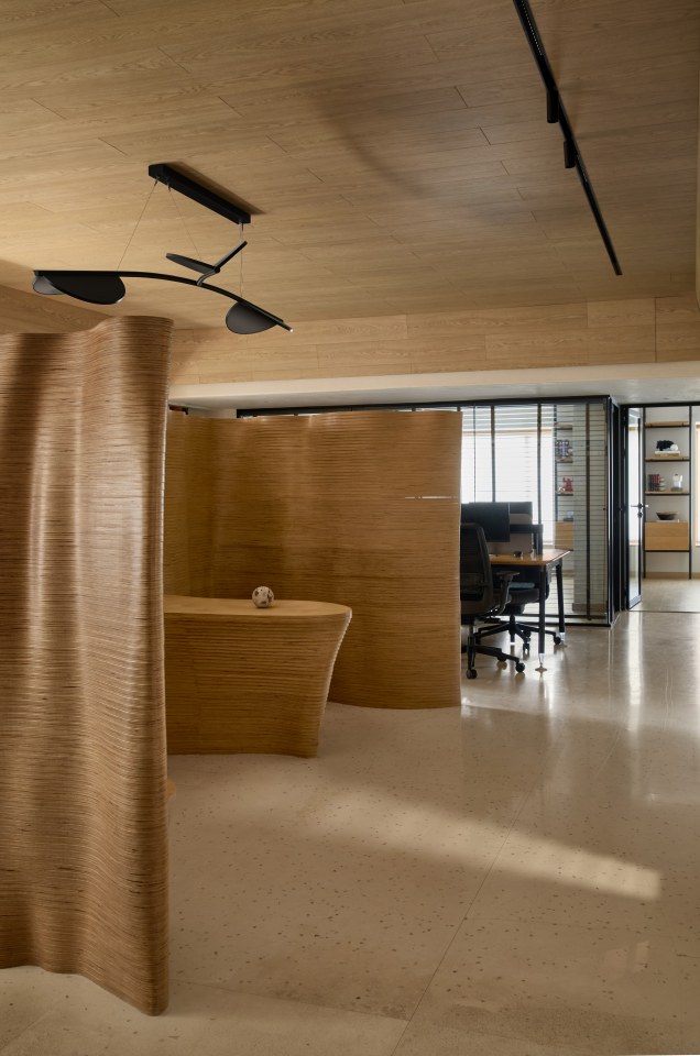 open plan office