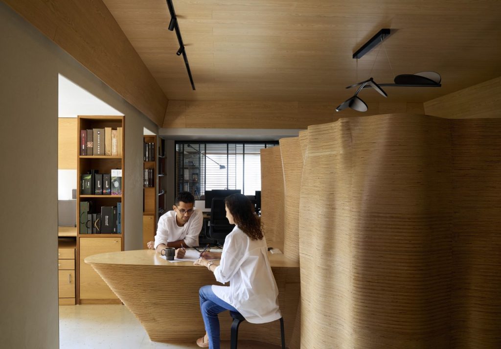 open plan office