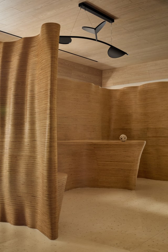 open plan office