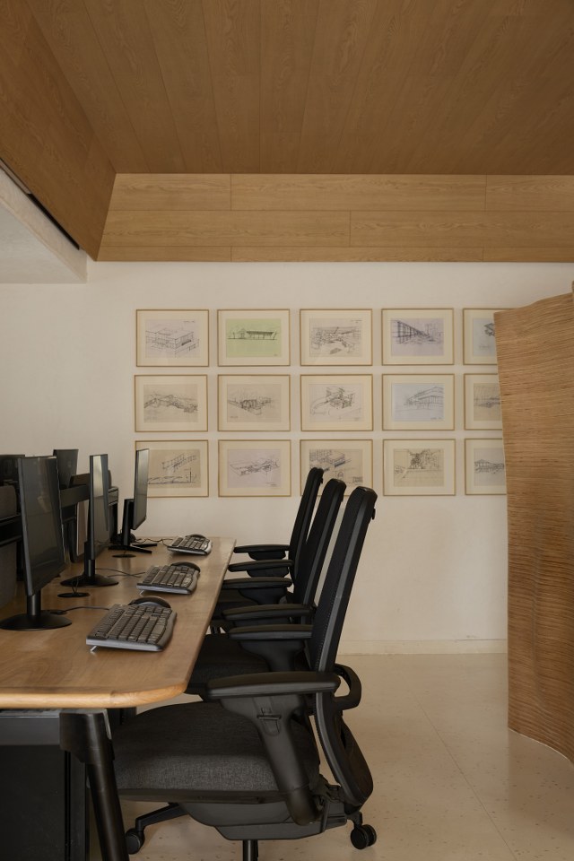 open plan office