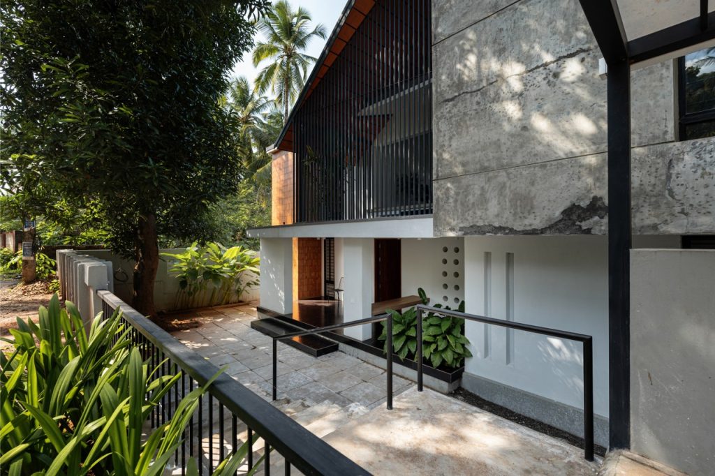 sloping roof