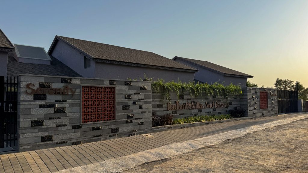 sloping roof