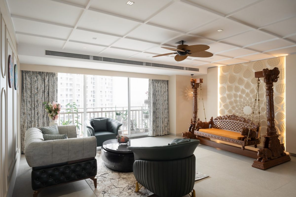 Curated visual reference: Picture Idea: Tropical Design Meets Indian Tradition In This Modern Apartment
