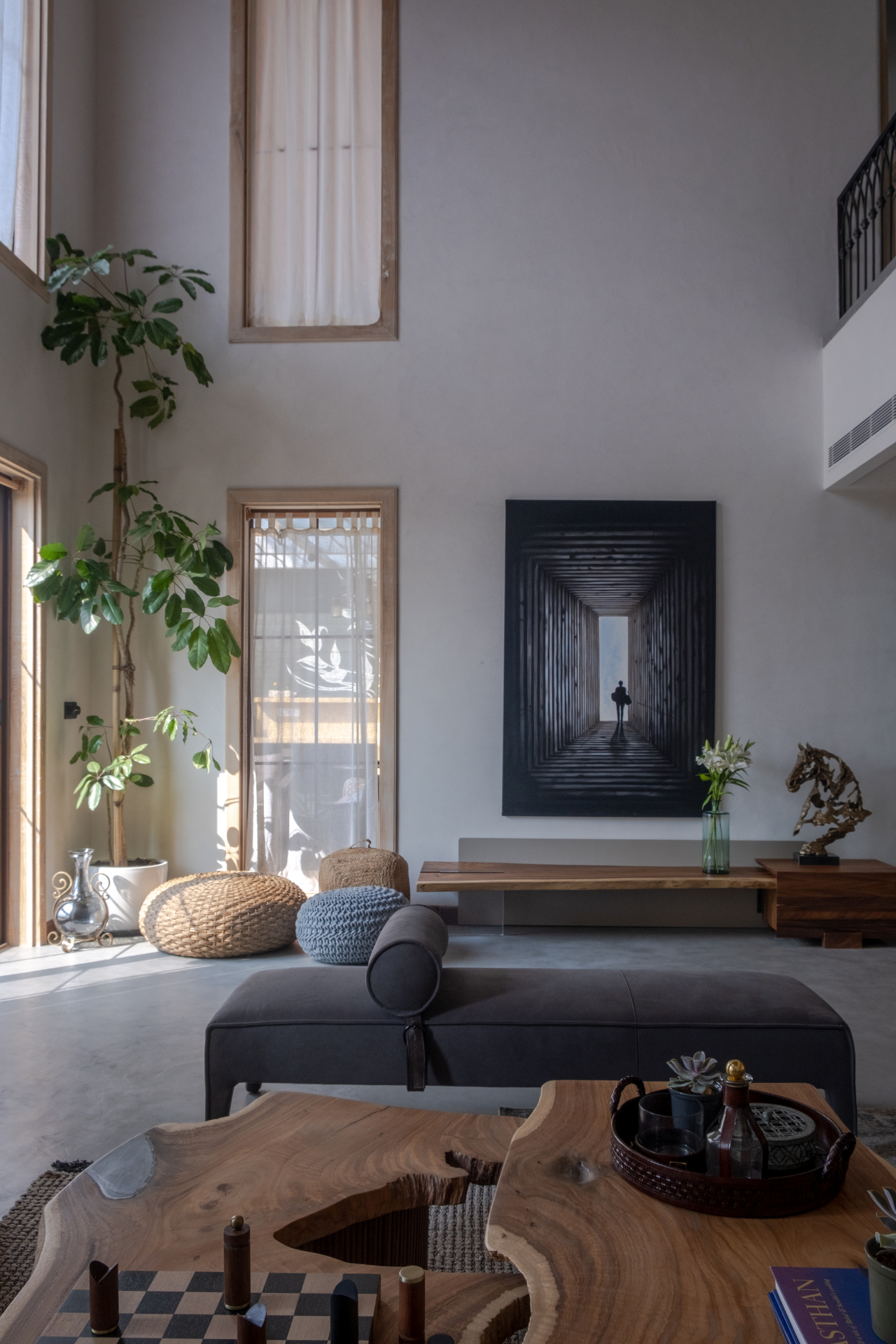 Image showcasing The Earthy House: An 8000 sq ft Penthouse that Evokes the Charm of a ...