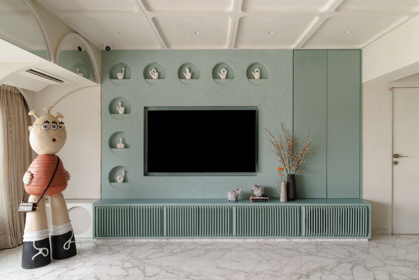 Curated visual reference: Fresh Look at This Mumbai Penthouse Is A Seamless Blend Of Serene Elegance