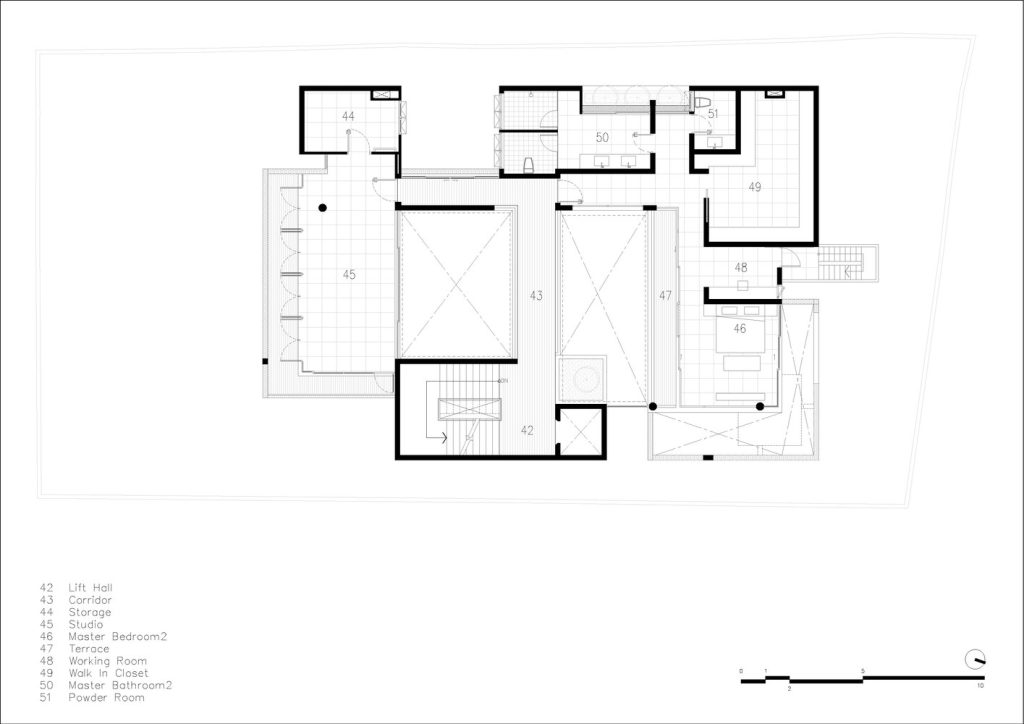 four-story home