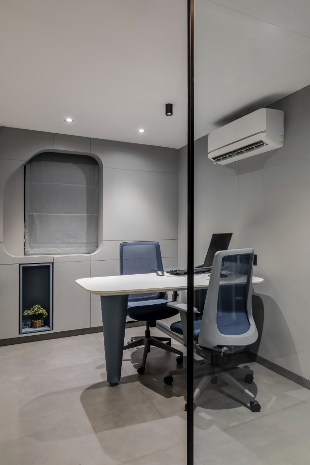 blue office