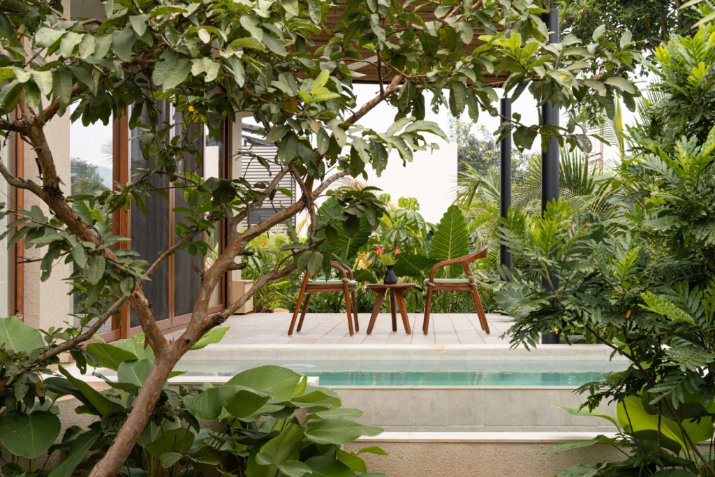 glass villa
