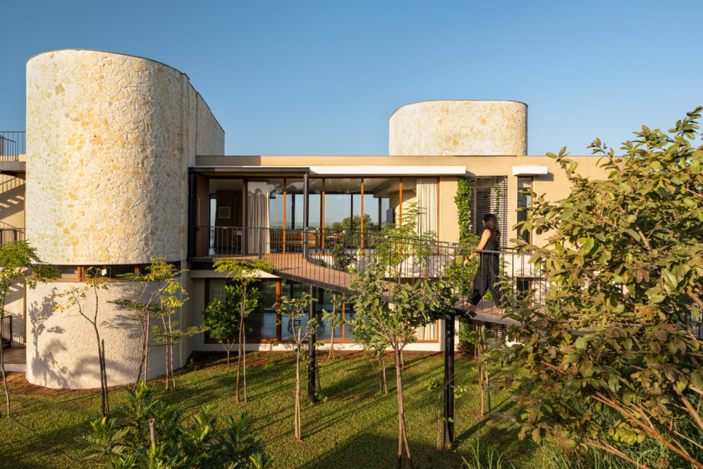 glass villa