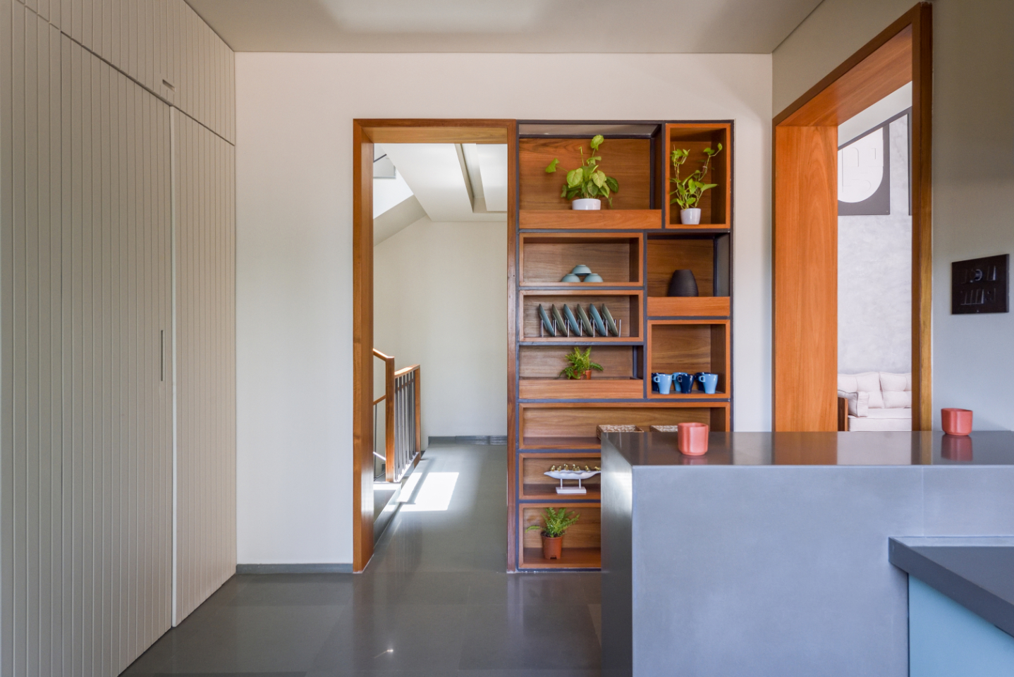 Unobstructed Windows Large Windows Provide Unobstructed Views In The Brick Veil House In ...