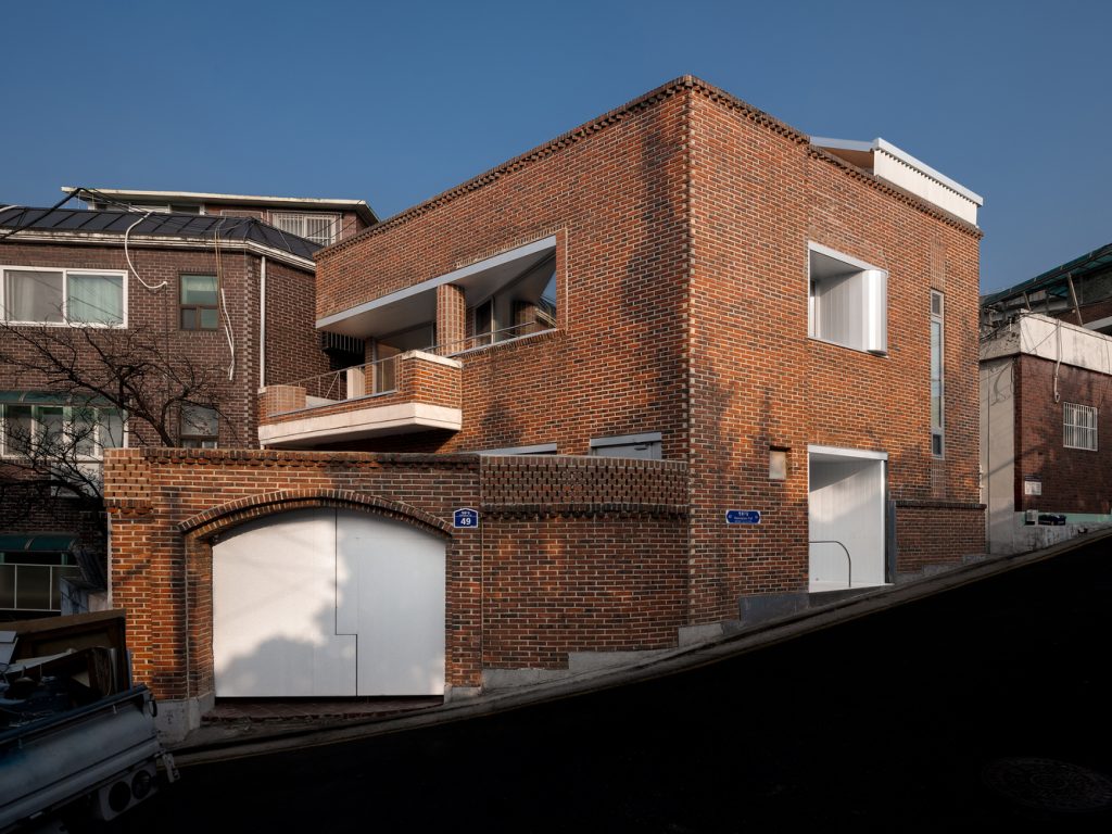 red brick buildings