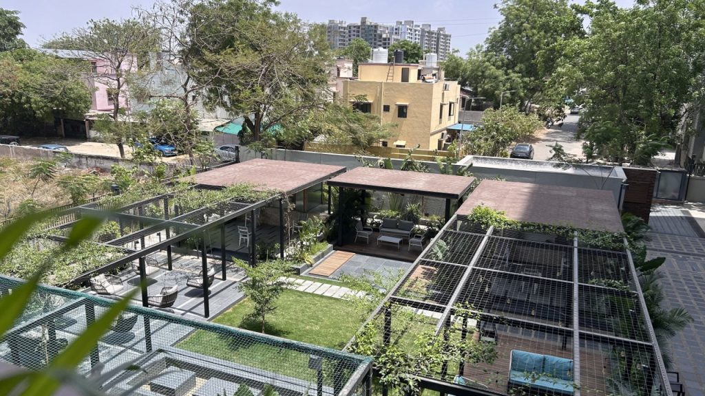 the courtyard