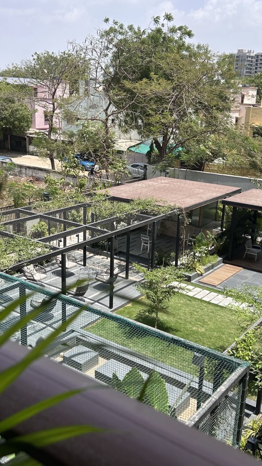 the courtyard