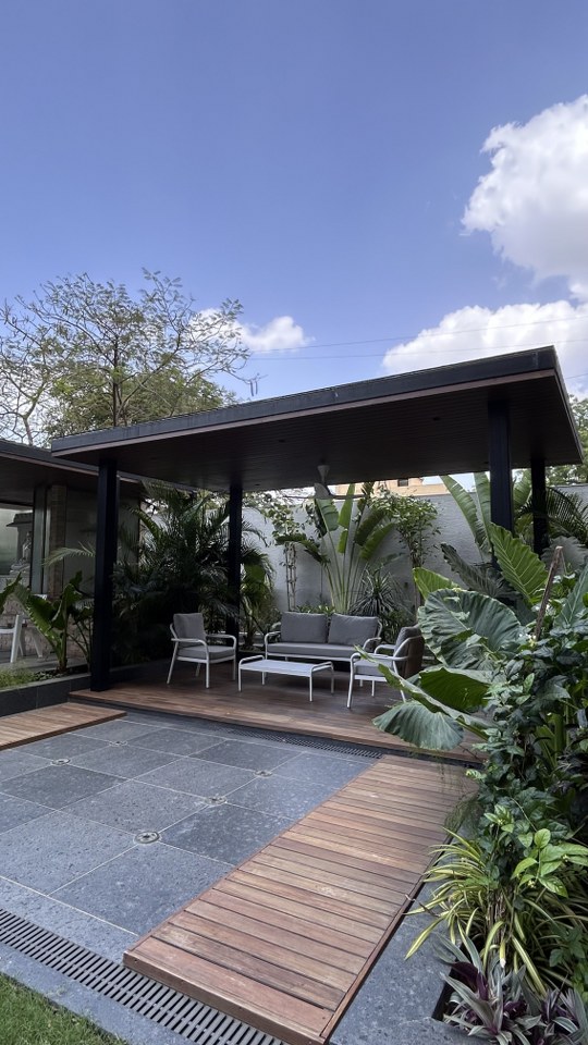 the courtyard